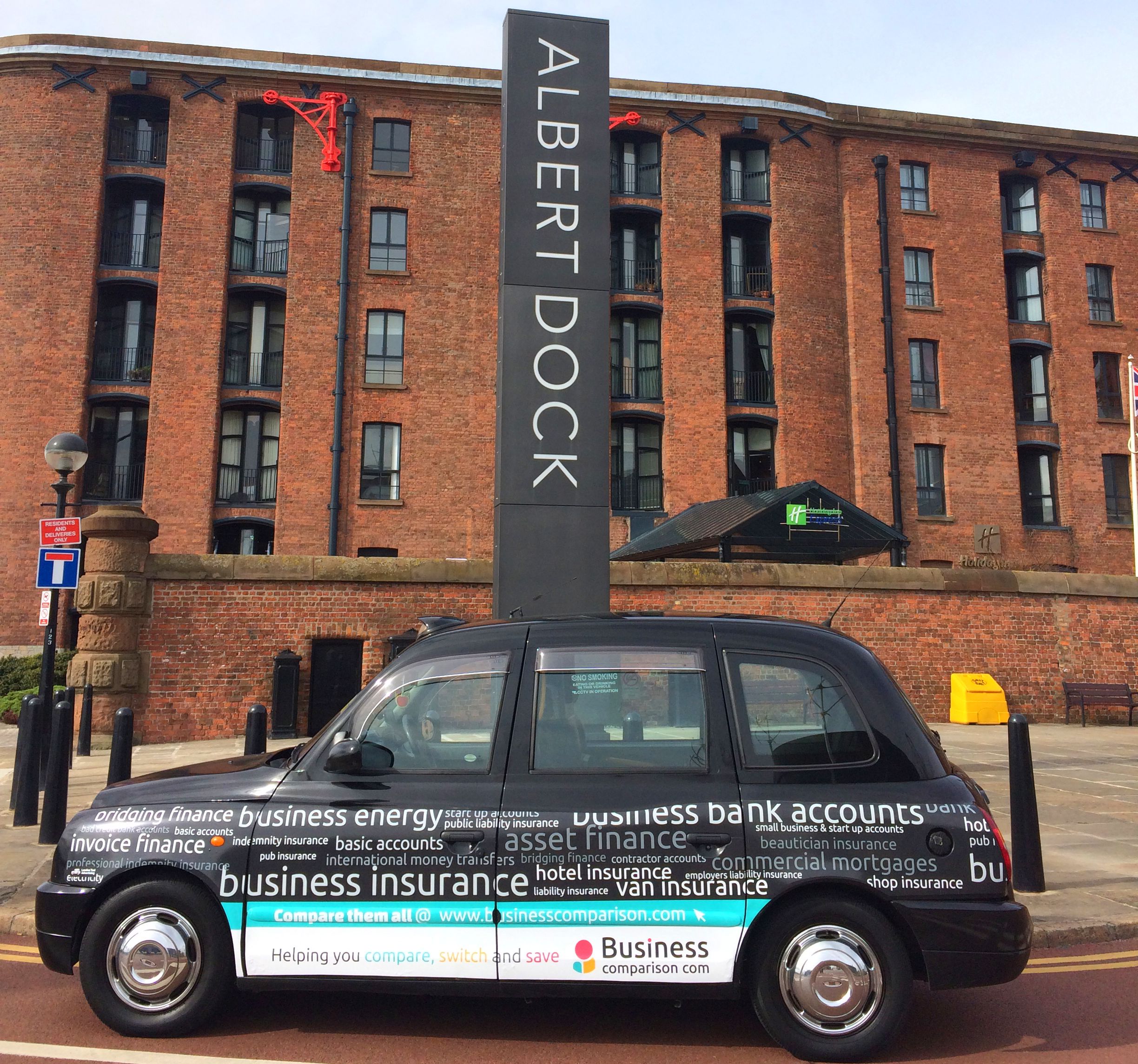 BusinessComparison Taxi at the Albert Dock